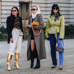 street style na nedele mody v parizhe vesna leto 2022 Мода
