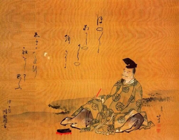 Кацусика Хокусай, «Поэт», 1805 г.